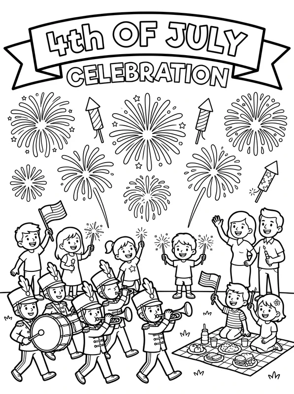4th of July printable