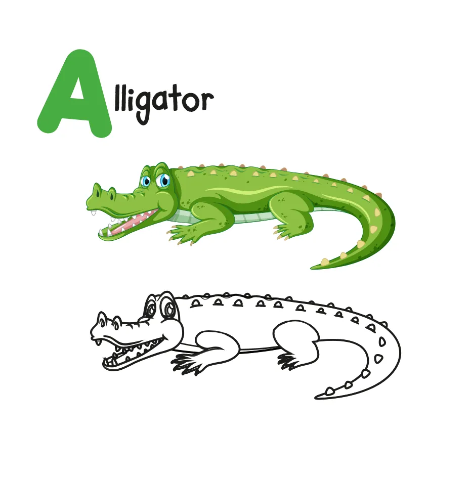 Alphabet Letter A Coloring Page coloring page