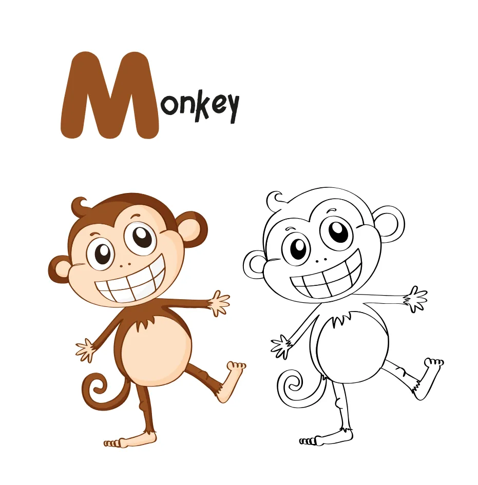 Alphabet Letter M Coloring Page coloring page