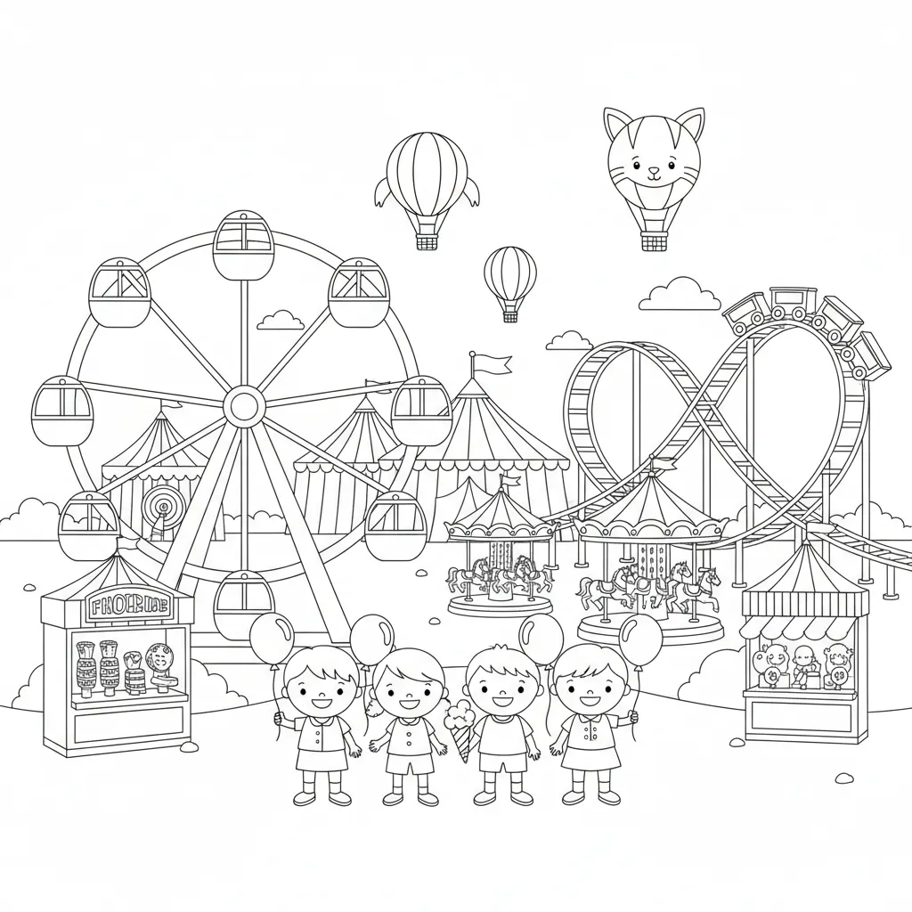 Amusement Park printable