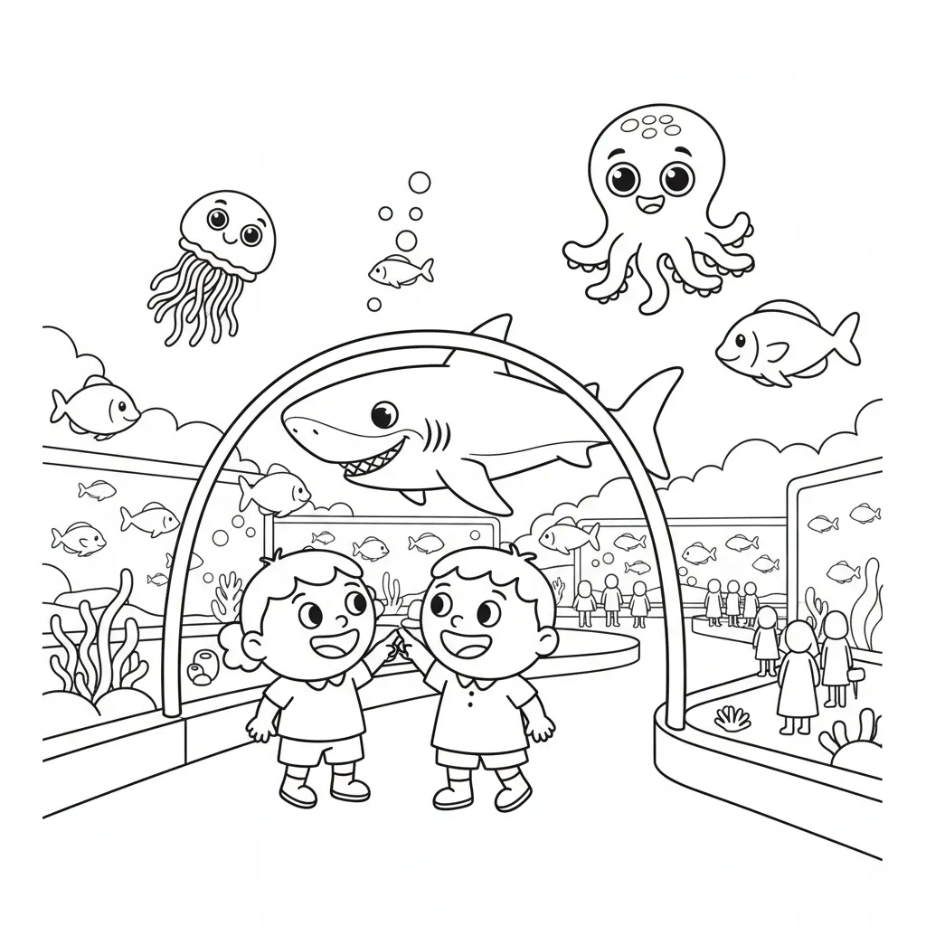 Aquarium Tour printable