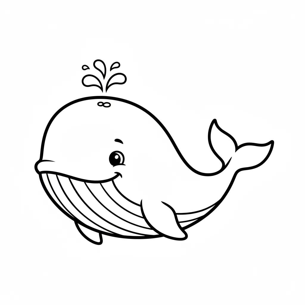 Big Whale printable