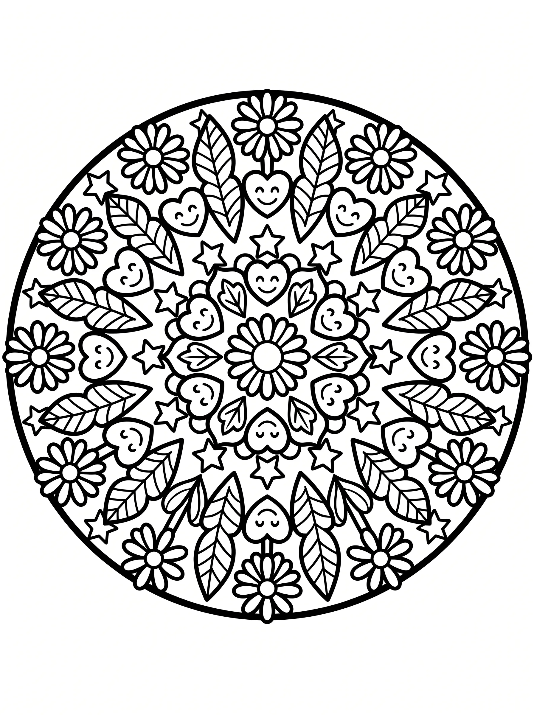 Calming Mandala for Kids printable