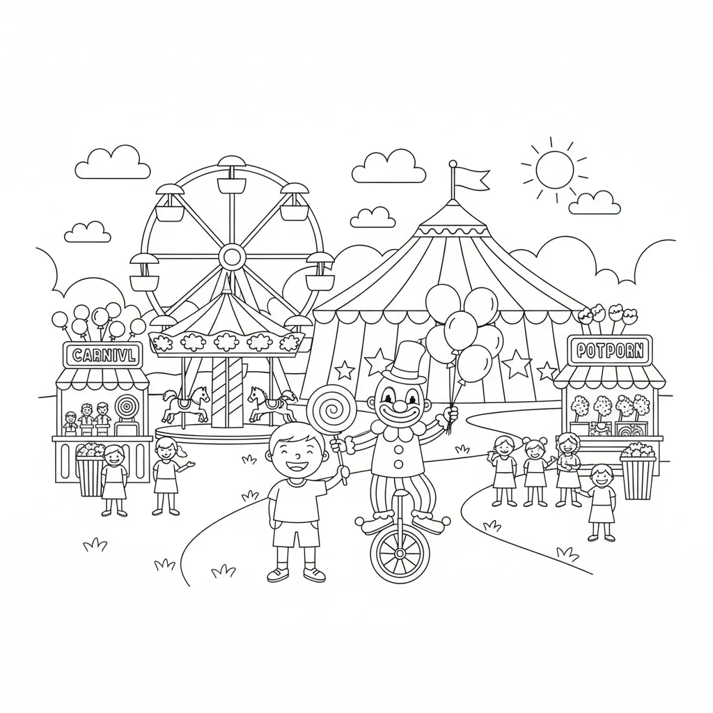 Carnival Fair printable