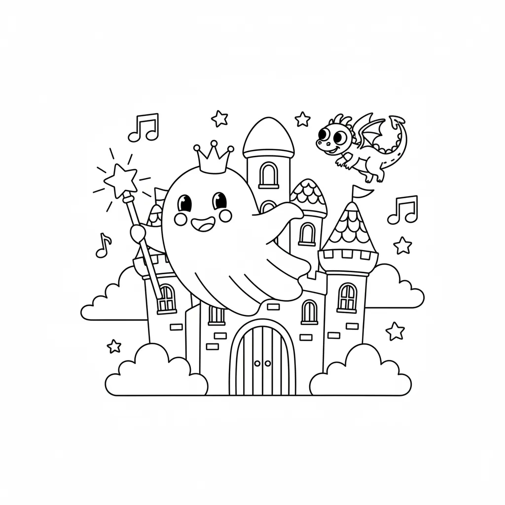 Castle Ghost printable