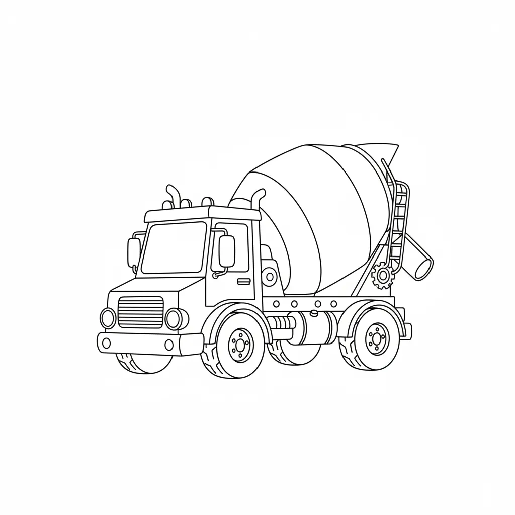 Cement Mixer printable
