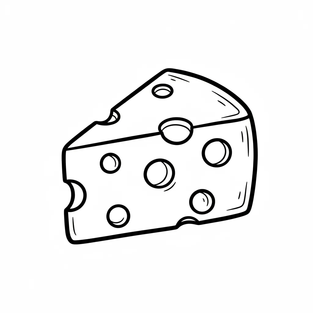 Cheese Wedge printable