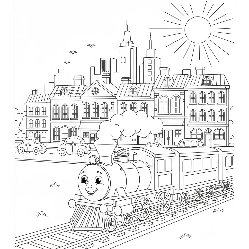 City Street printable