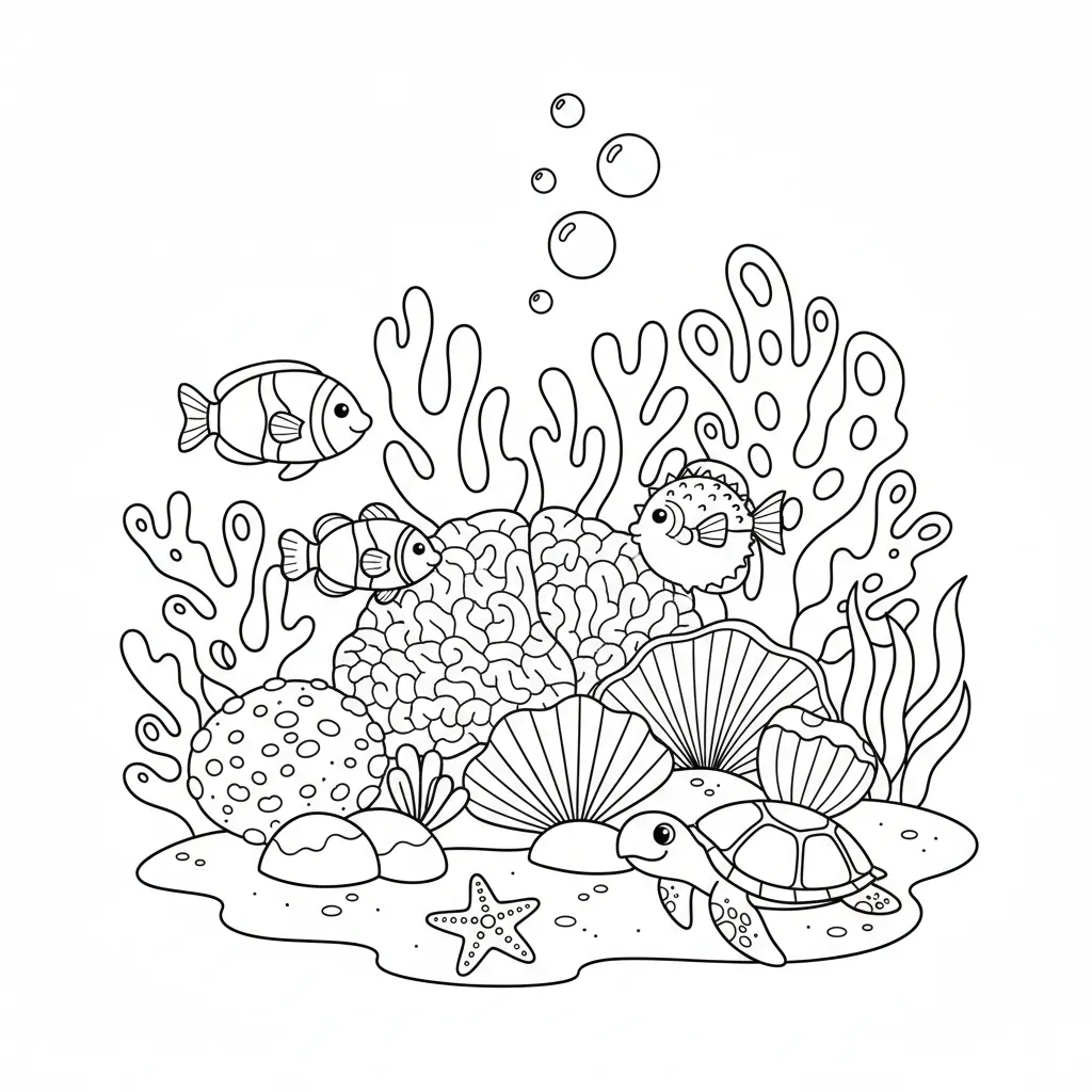 Coral Reef printable