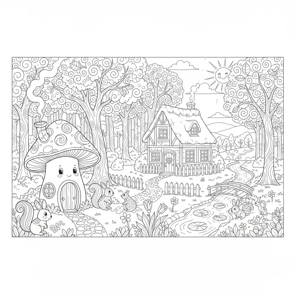 Cozy Cottage printable