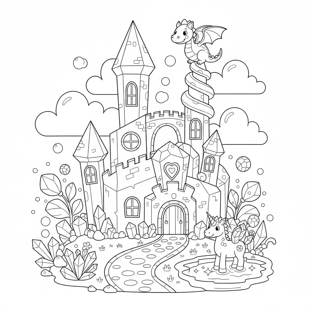 Crystal Castle printable