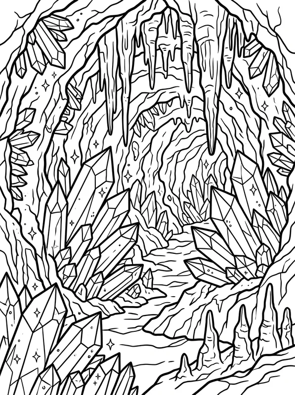 Crystal Cave printable
