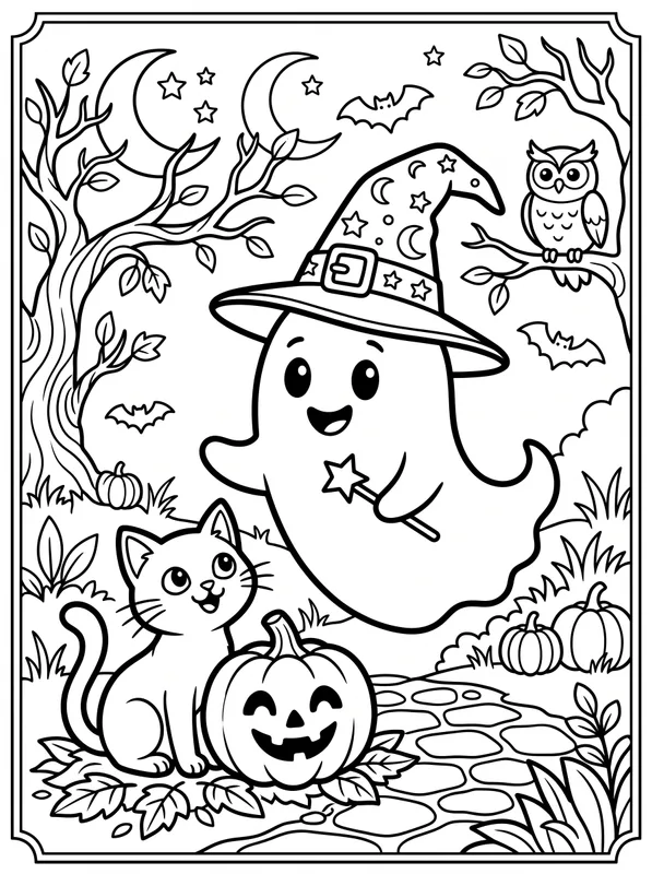 Halloween Scene printable