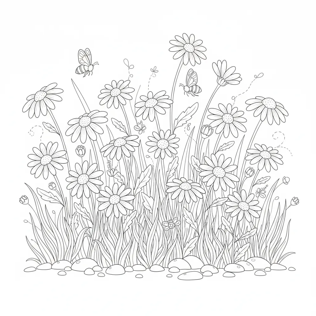 Daisy Patch printable