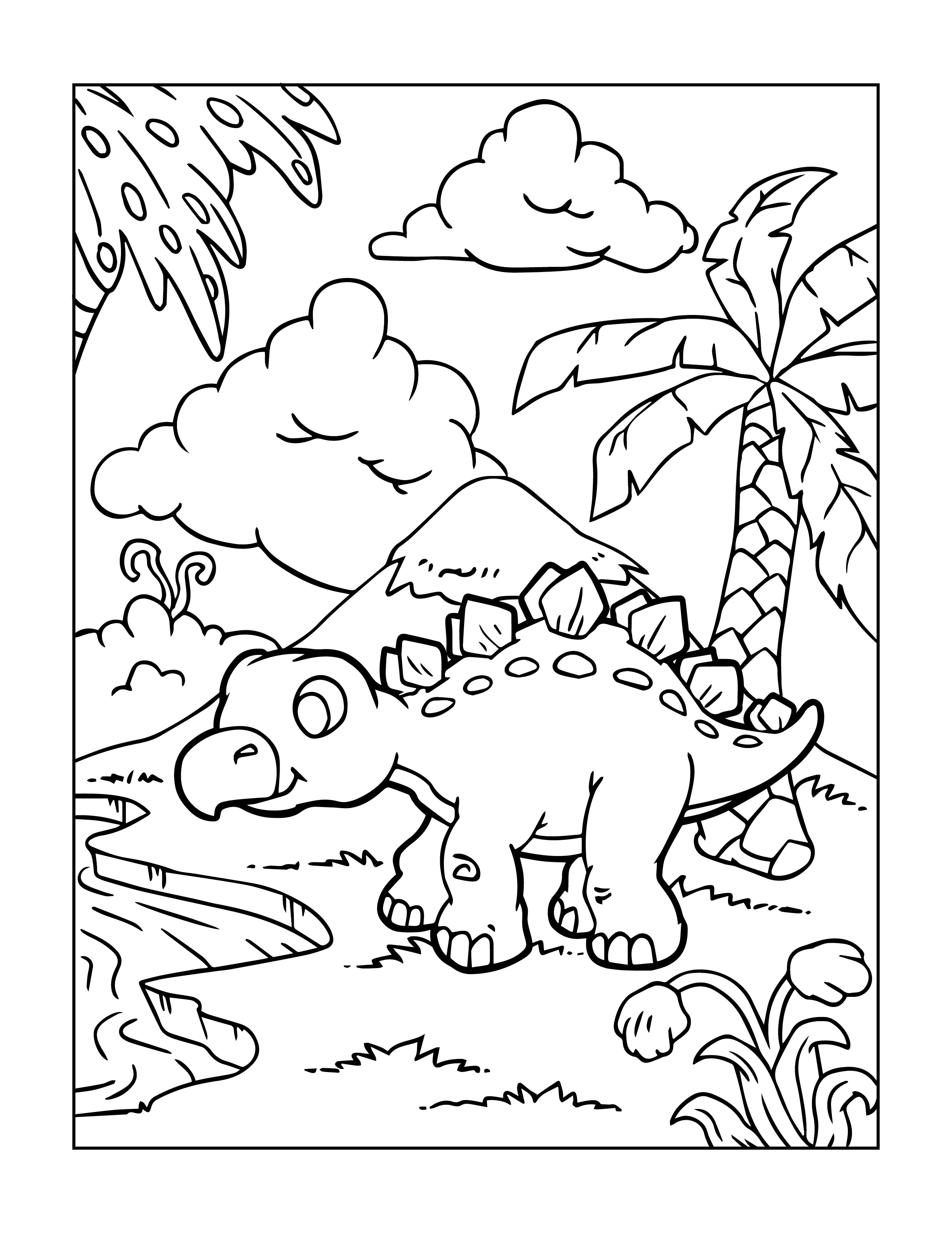 Parasaurolophus printable
