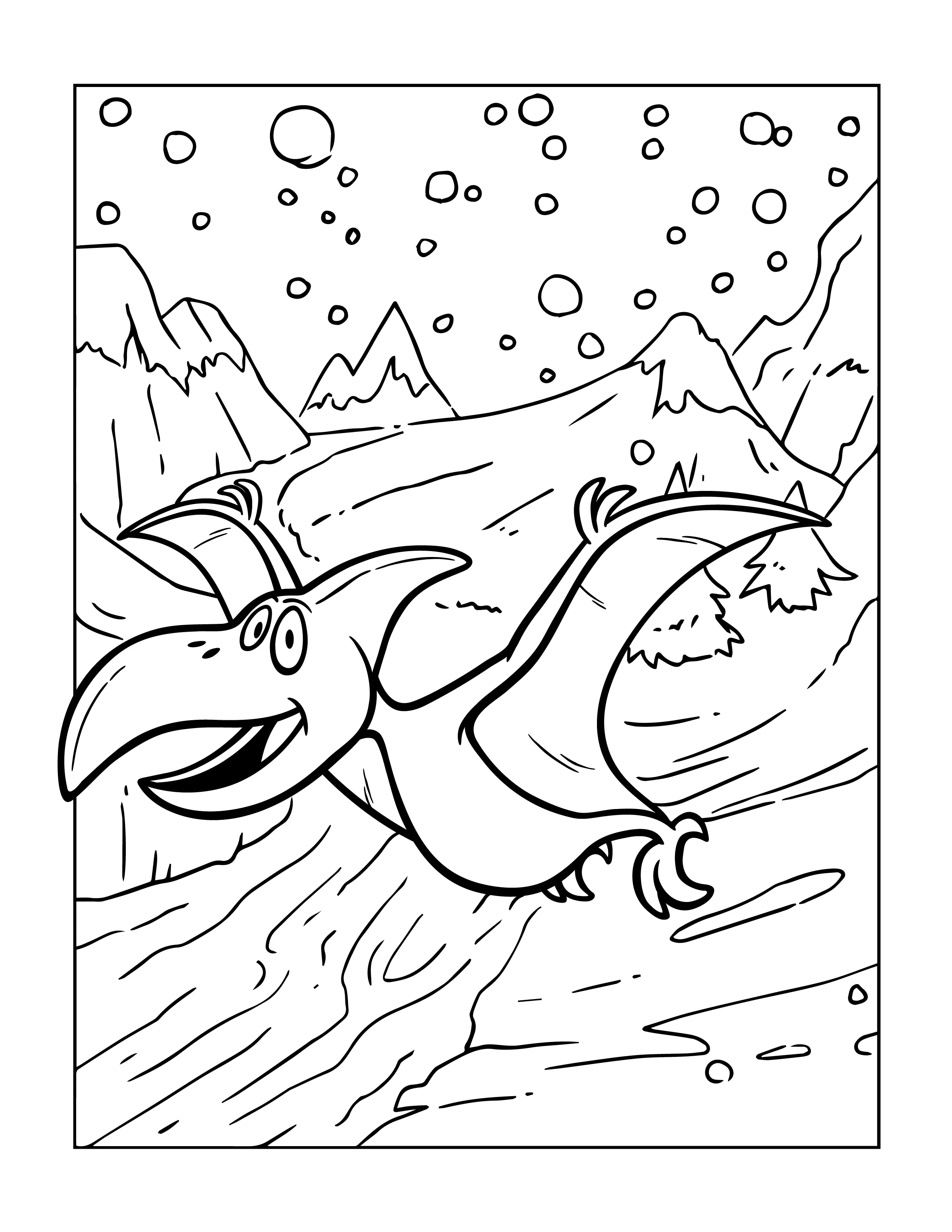 Pterodactyl printable