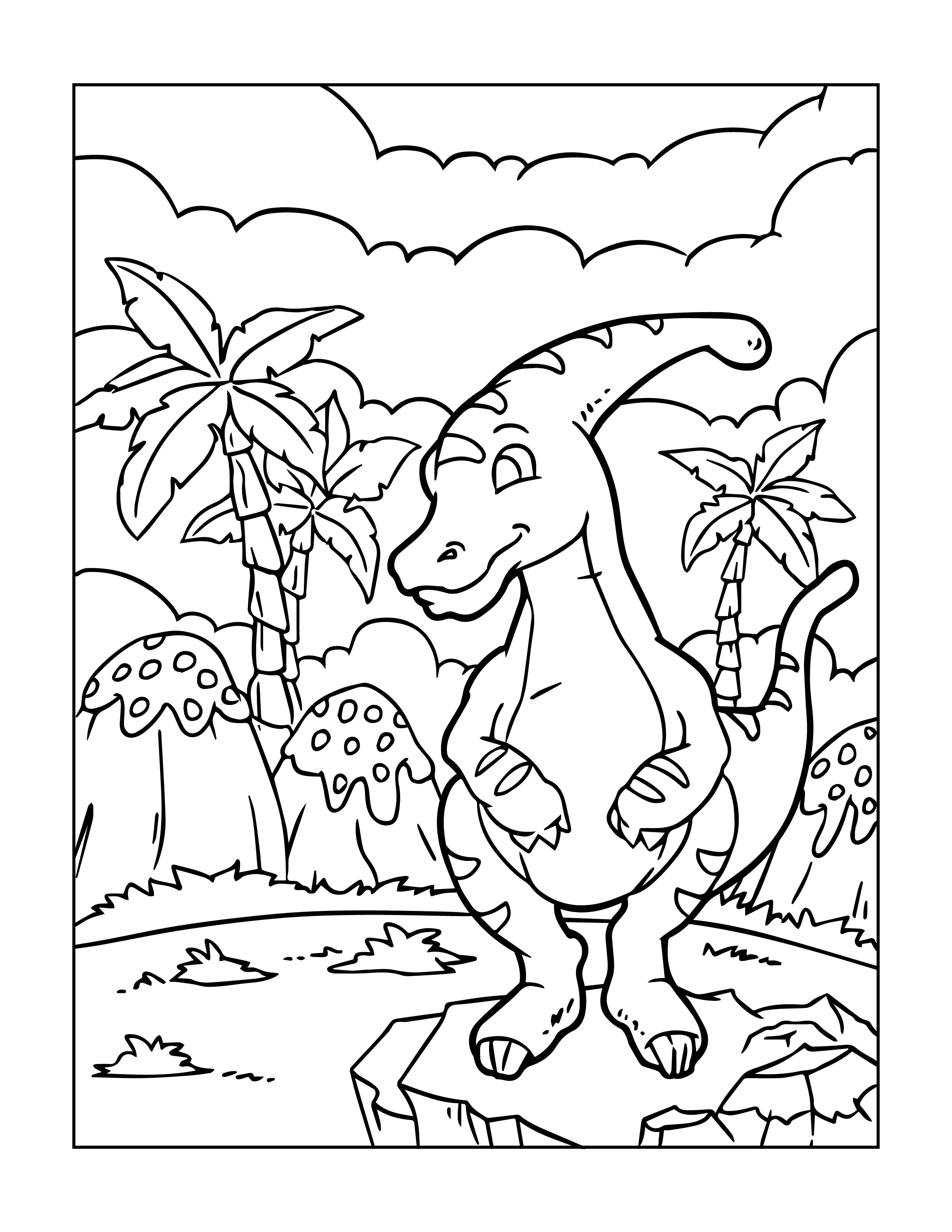 Velociraptor printable