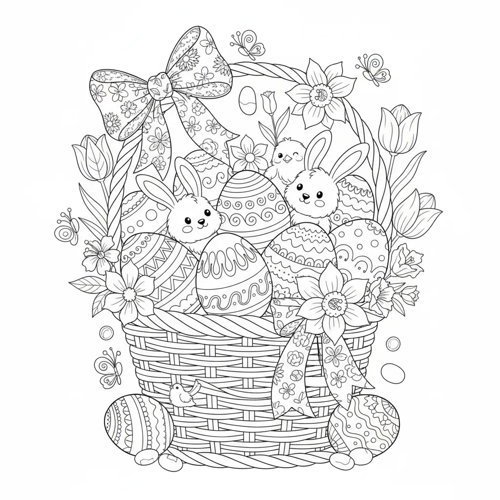 Easter Basket printable