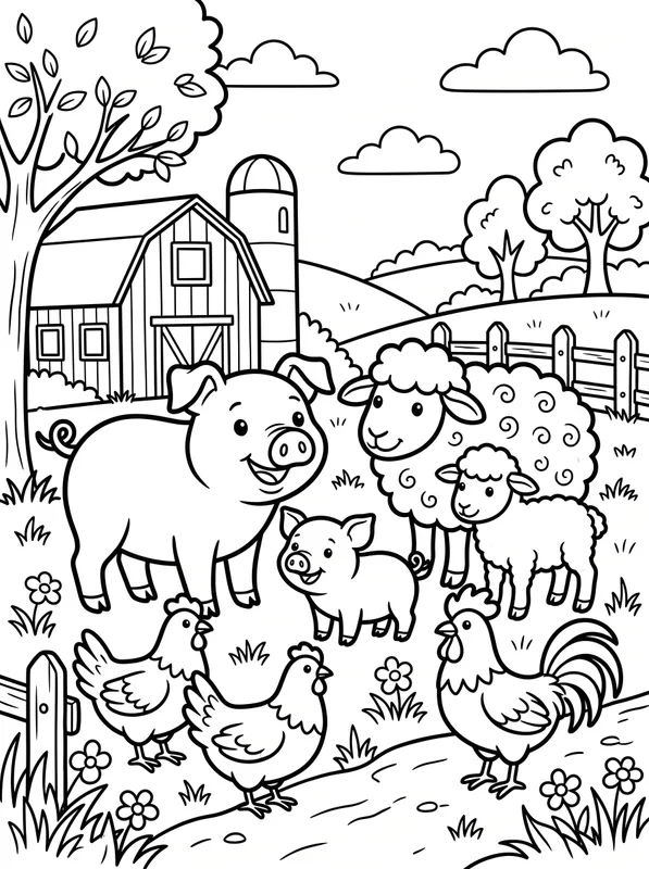 Farm Animals printable