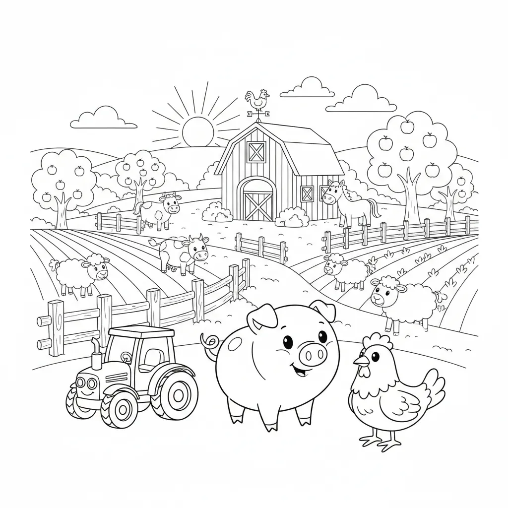 Farm Yard printable
