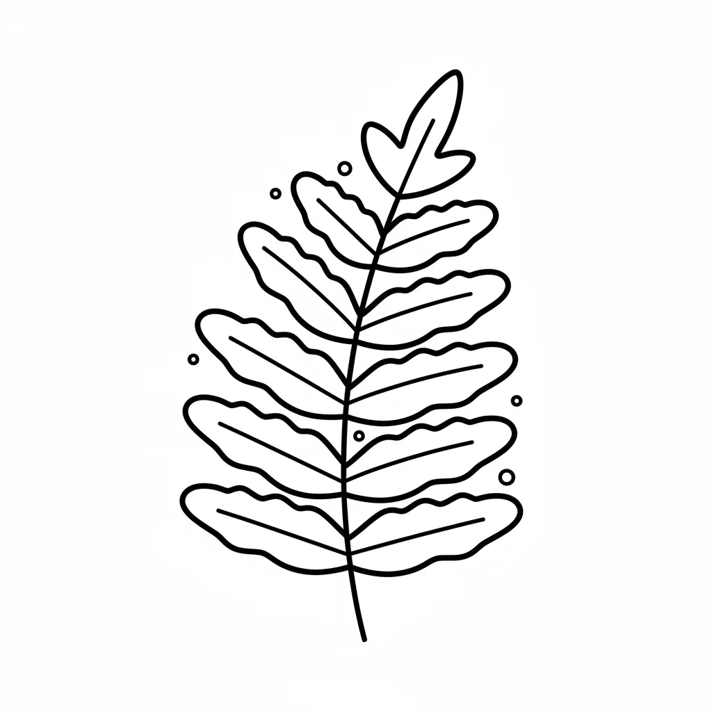 Fern Leaf printable