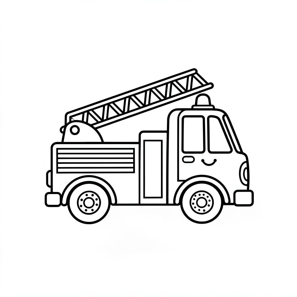 Fire Truck printable
