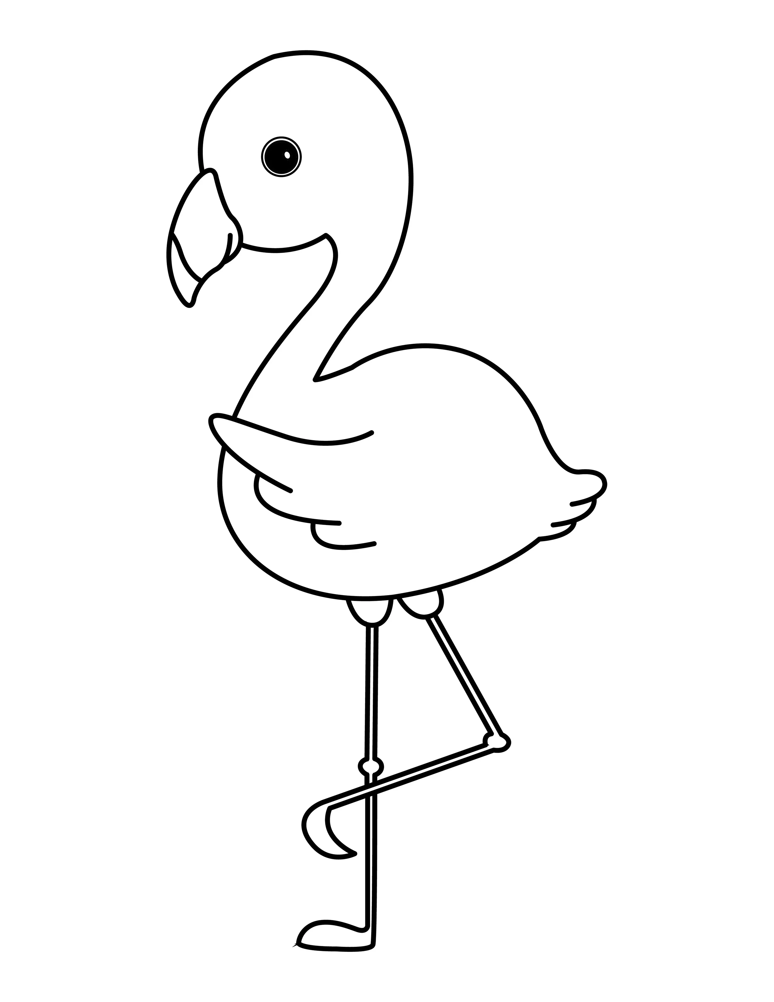 Flamingo printable