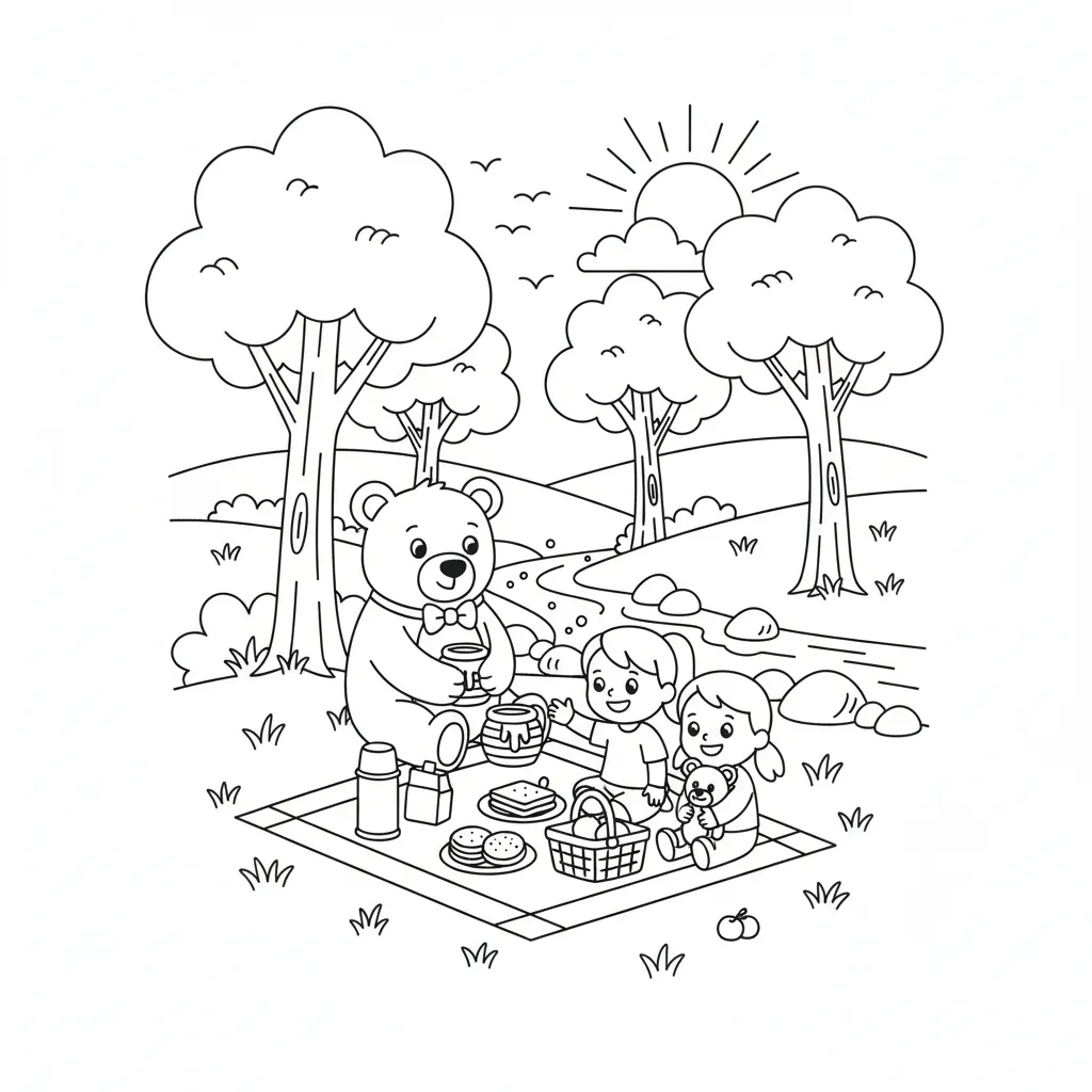 Forest Picnic printable