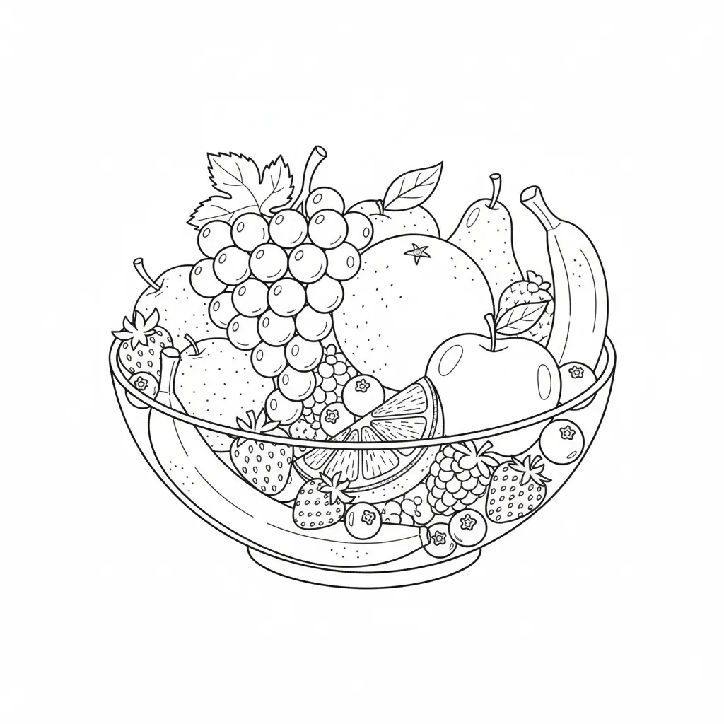 Fruit Bowl printable