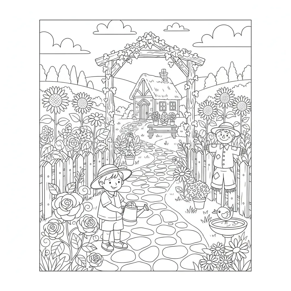 Garden Path printable