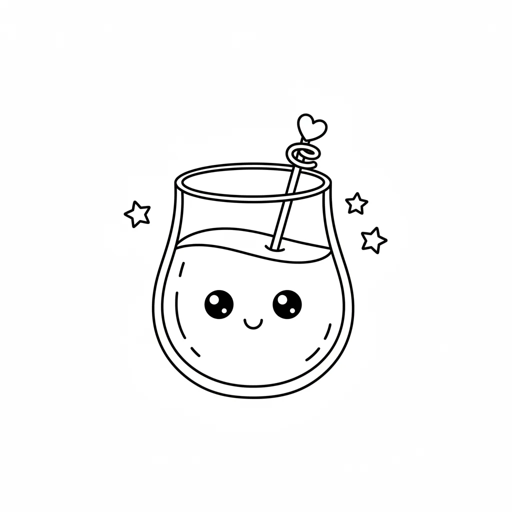 Glass of Milk printable