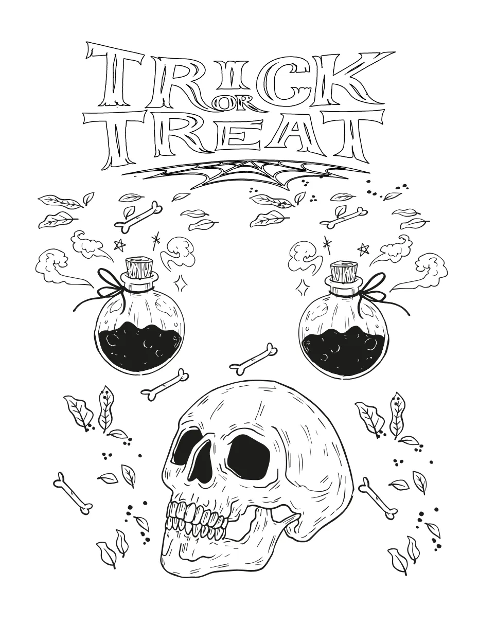 Halloween Page 12 coloring page