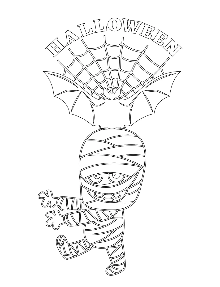 Halloween Page 5 coloring page