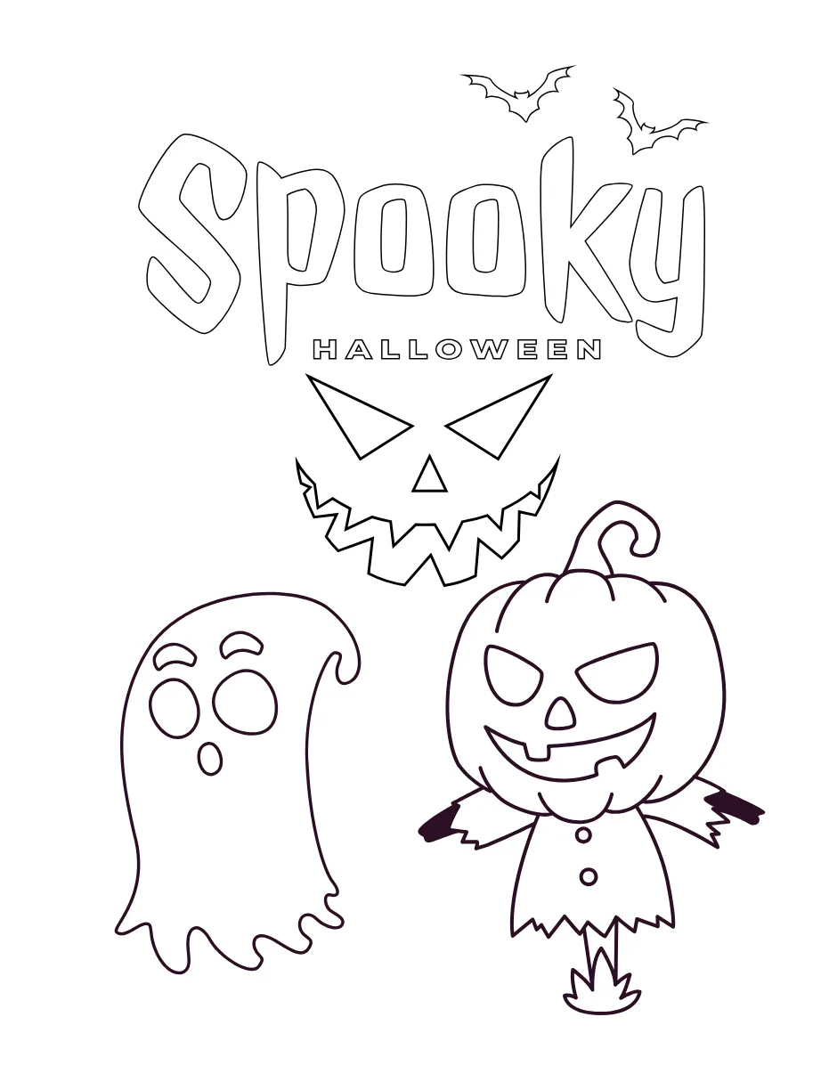 Halloween Page 6 coloring page