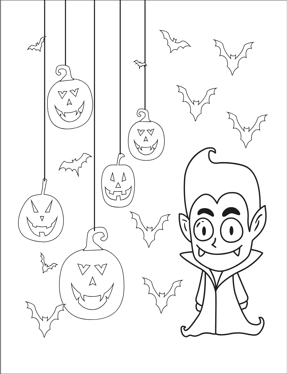 Halloween Page 9 coloring page