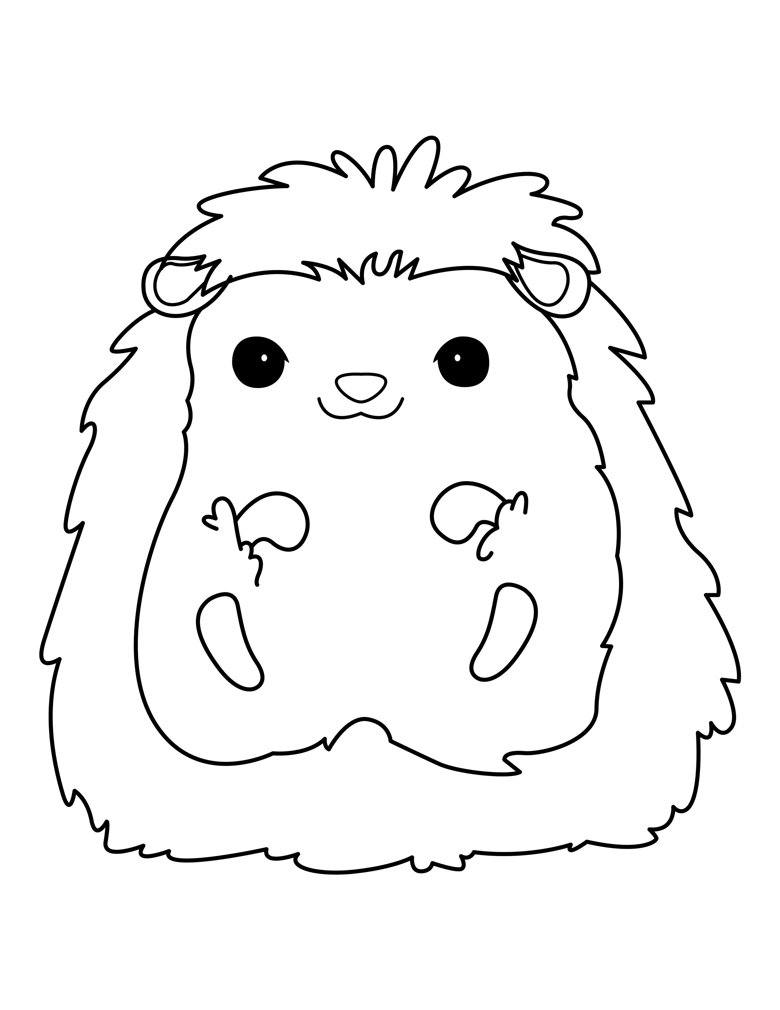 Hedgehog printable