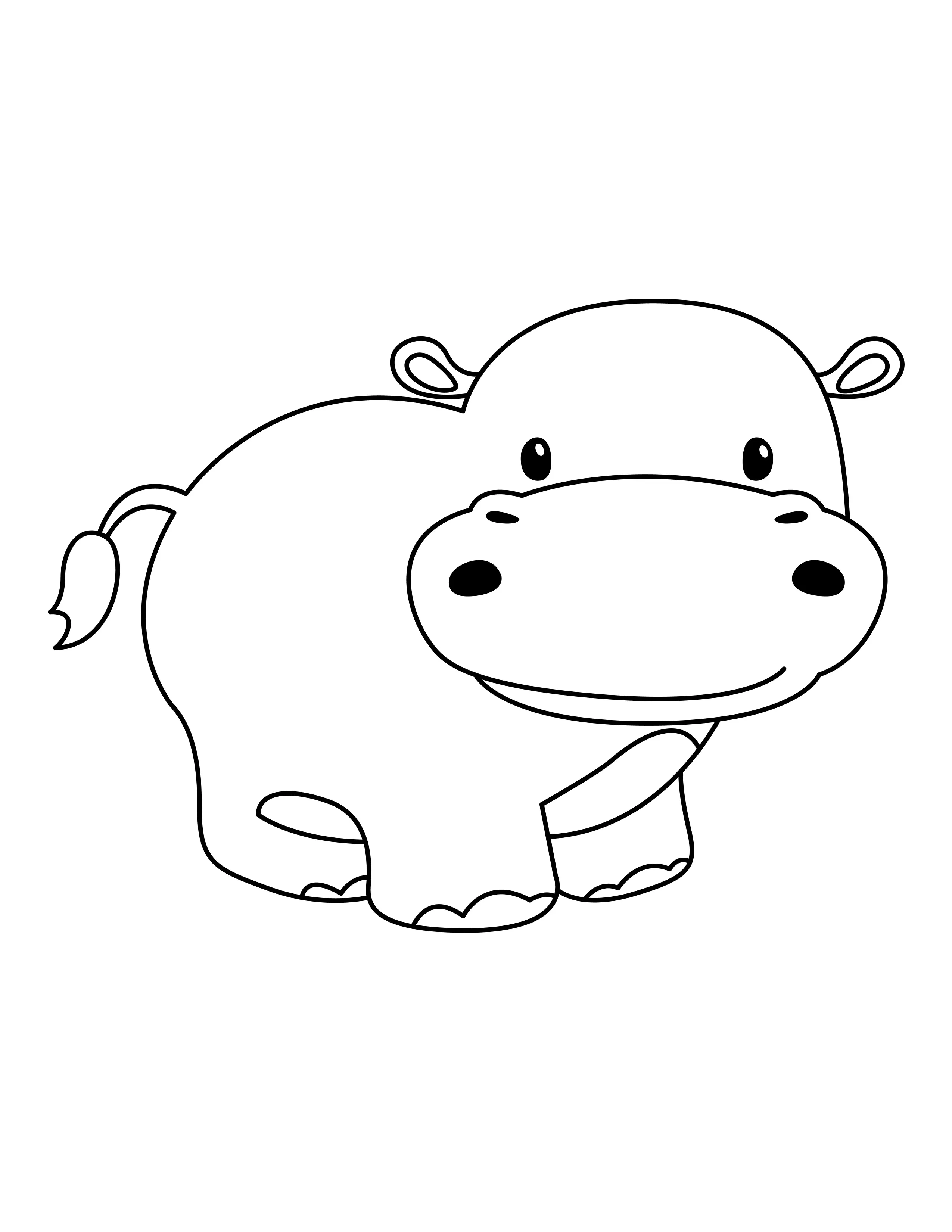 Hippo printable