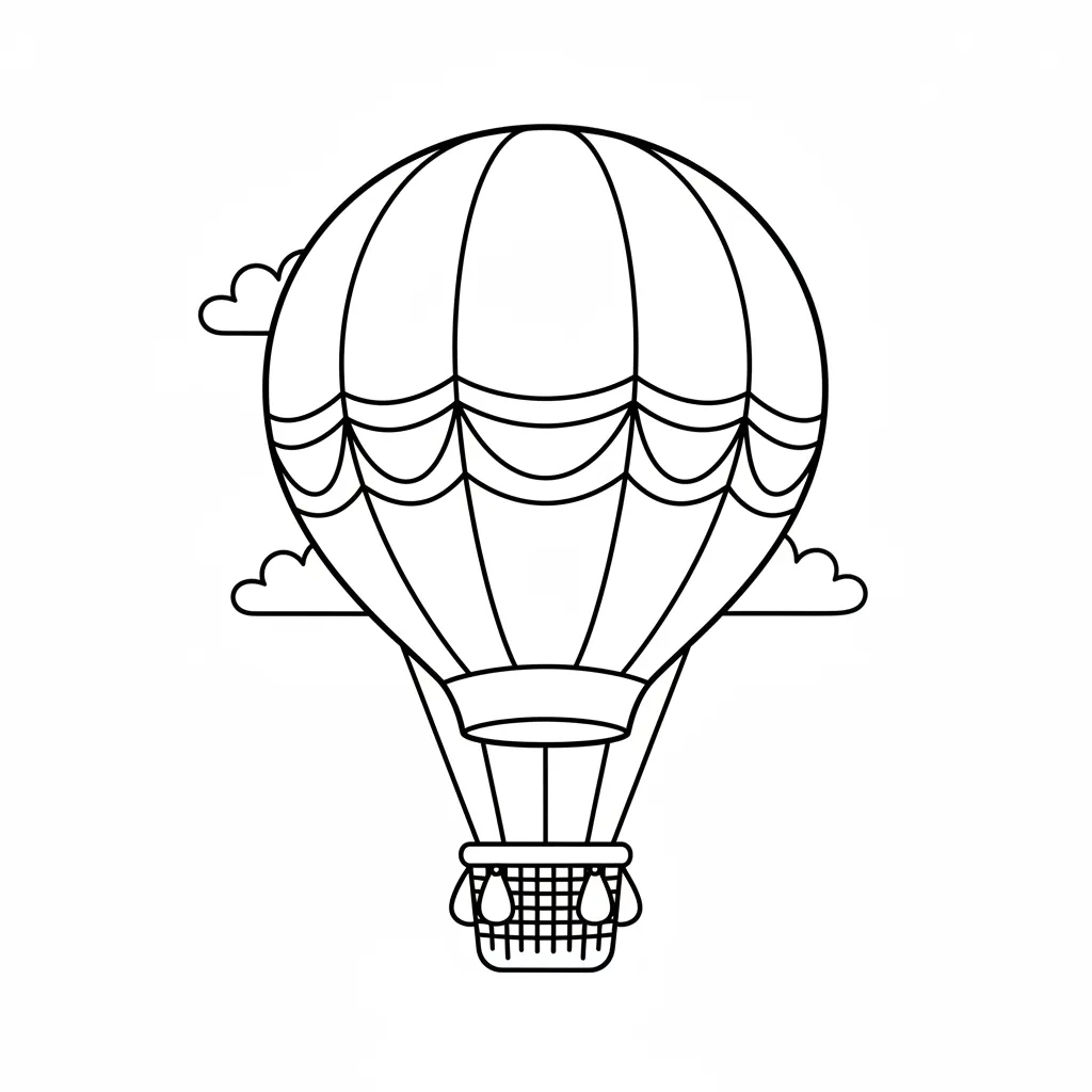 Hot Air Balloon printable