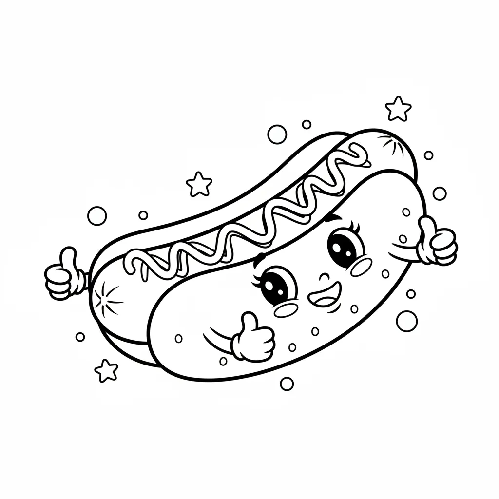 Hot Dog printable