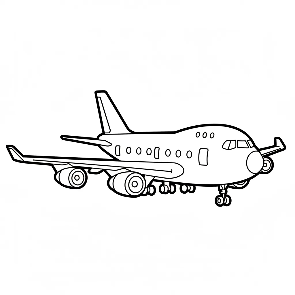 Jumbo Jet printable