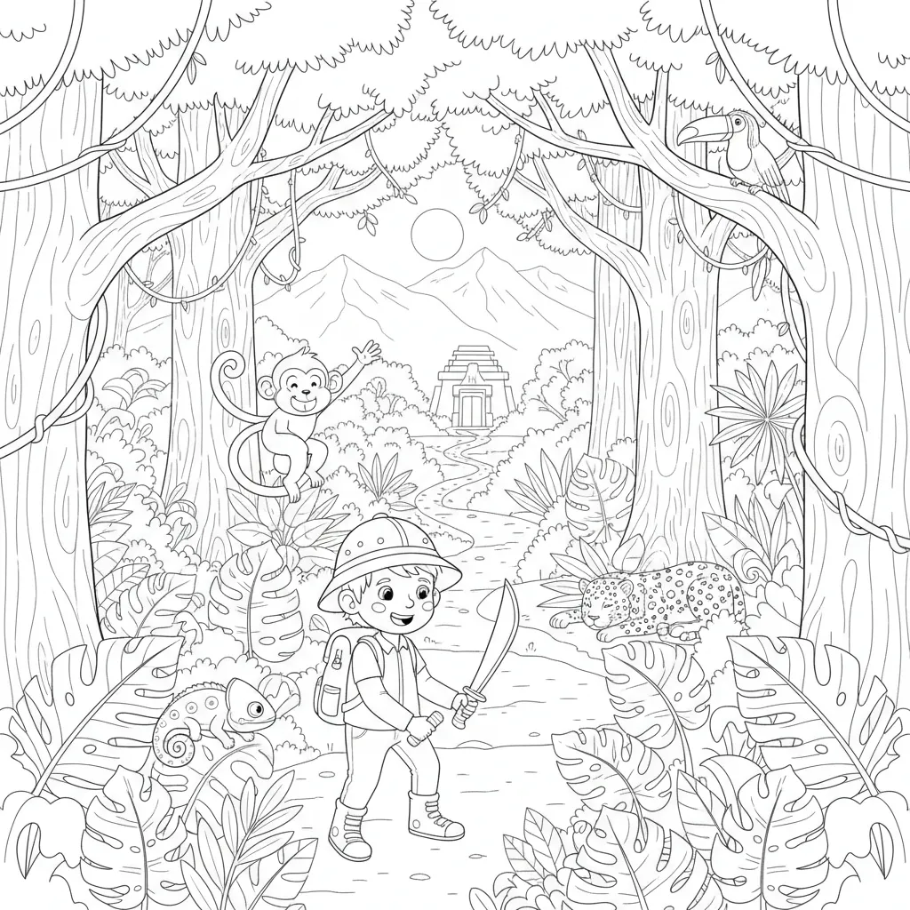 Jungle Trek printable