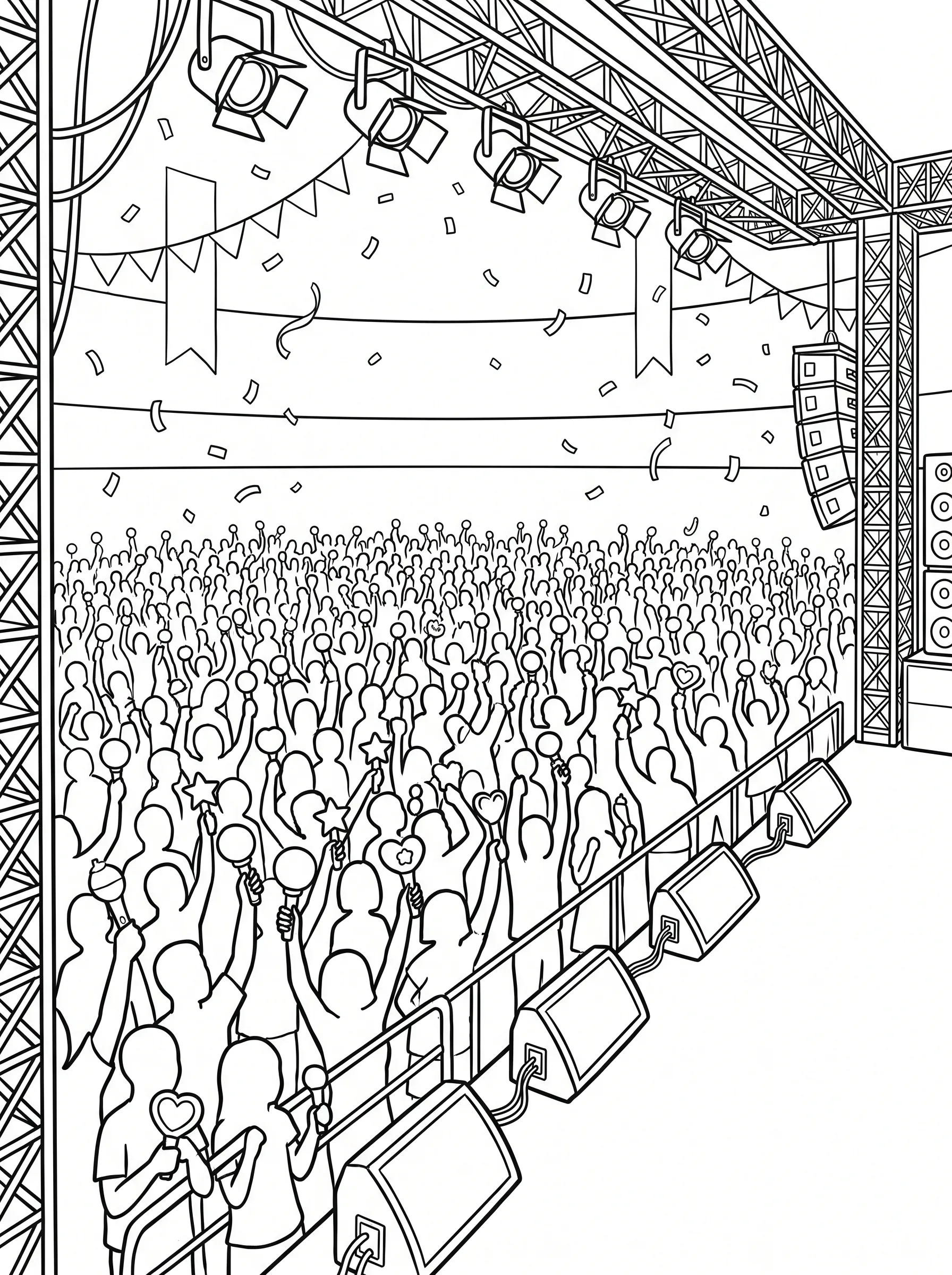 Katseye Concert Crowd printable