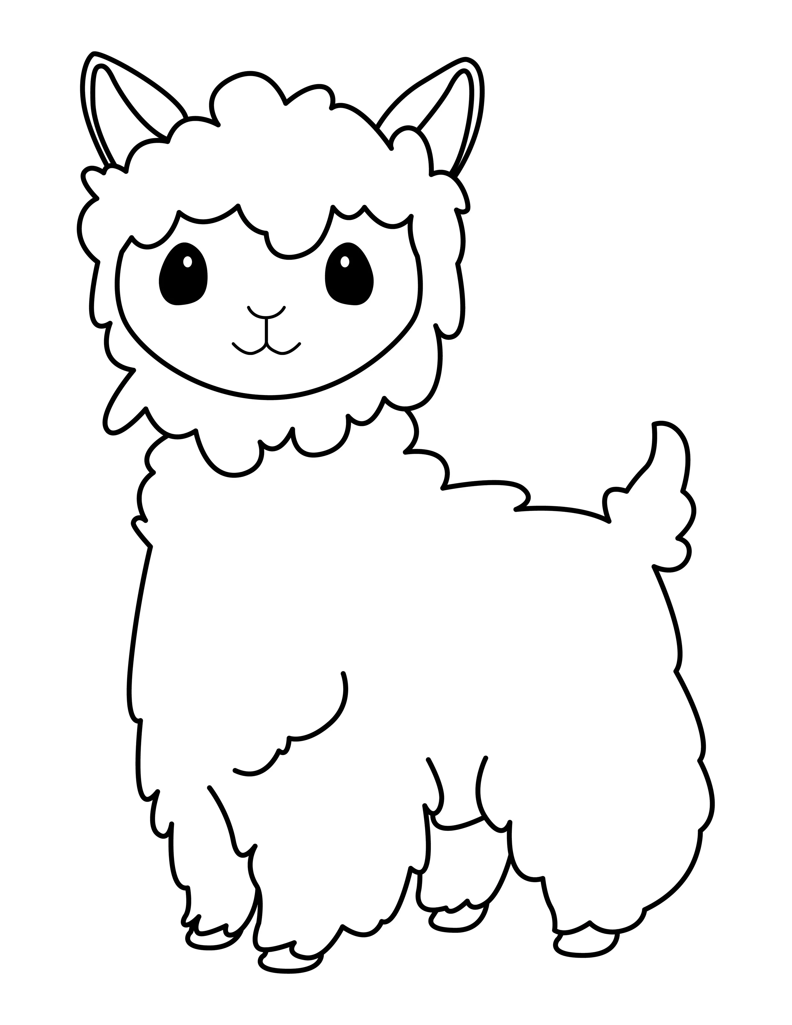 Llama printable