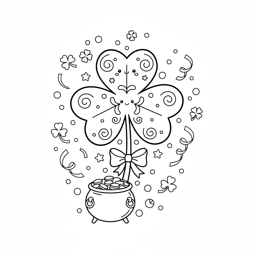 Lucky Shamrock printable