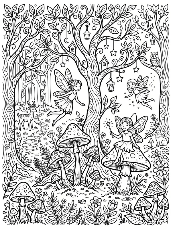 Magical Forest printable