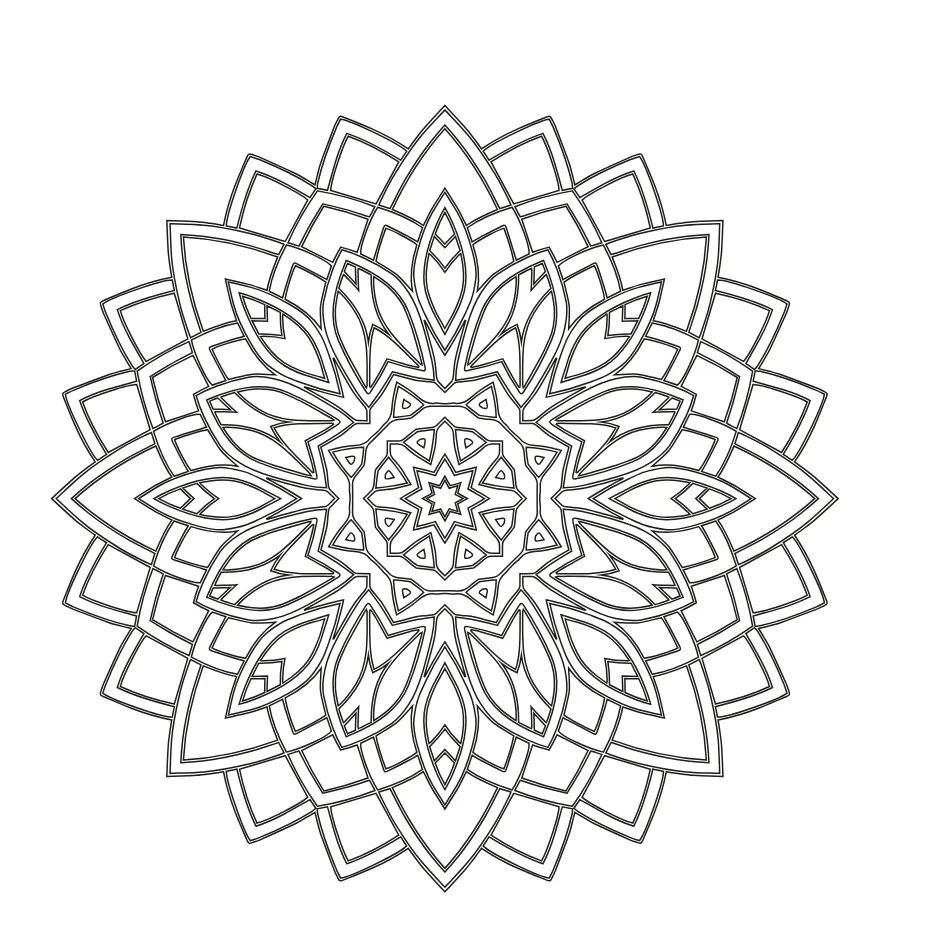 Mandala Coloring Page 15 coloring page