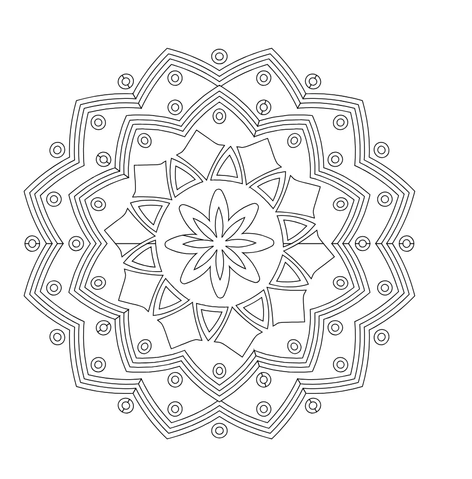 Mandala Coloring Page 20 coloring page