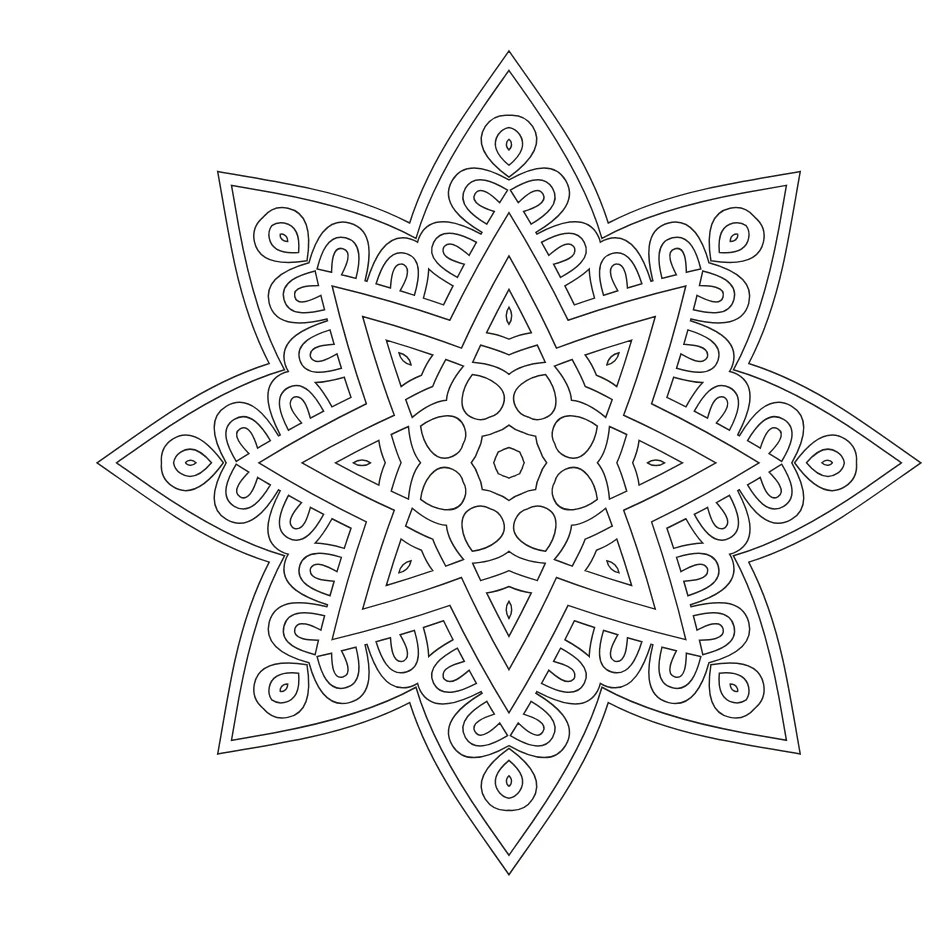 Mandala Coloring Page 21 coloring page