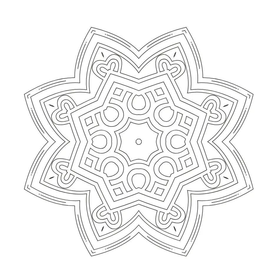 Mandala Coloring Page 22 printable