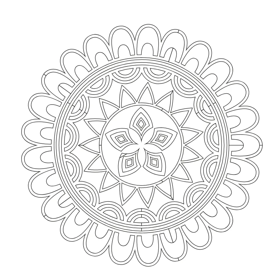 Mandala Coloring Page 24 coloring page